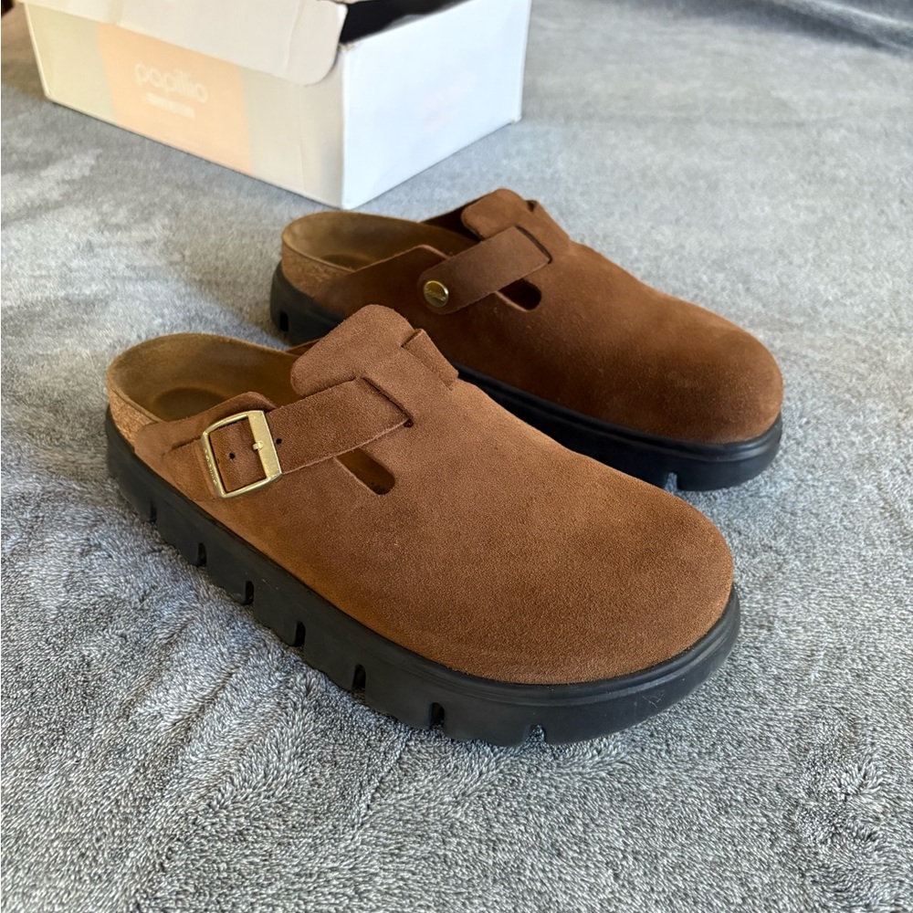 Birkenstock x Papillio Boston Woman’s Chunky Clogs.